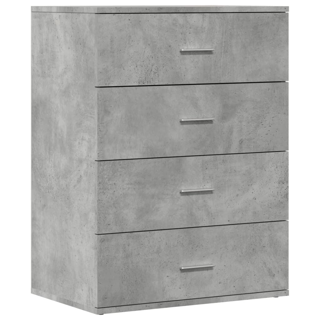 vidaXL Dressoir 60x39x80 cm - Betongrijs - 75% Korting!