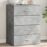 vidaXL Dressoir 60x39x80 cm - Betongrijs - 75% Korting!