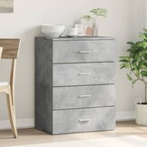 vidaXL Dressoir 60x39x80 cm - Betongrijs - 75% Korting!