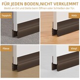 Zelfklevende Tochtstrip Deur - 1m Bruin - 25% Korting