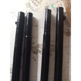 vidaXL LED-kerstboom met spikes 570 LEDs warm wit 300 cm