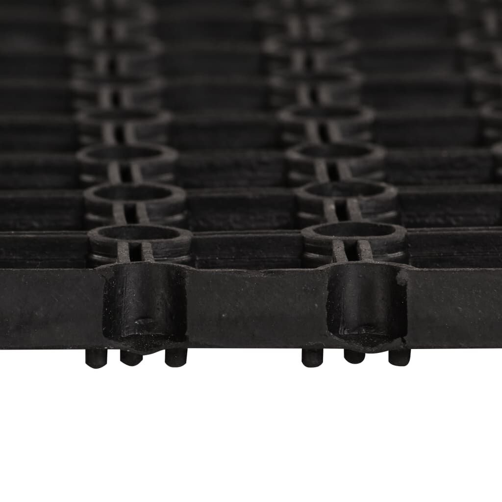 vidaXL Rubbermat 16mm 100x200cm - Nu 61% Korting!