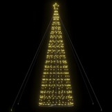 73% Korting! VidaXL LED-Kerstboom 503 cm met 1534 LEDs (Warm Wit)