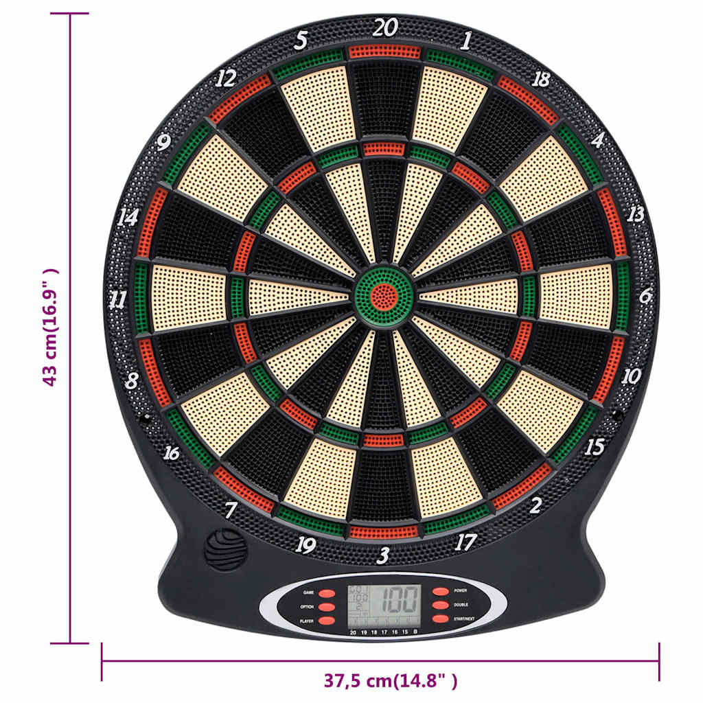 Elektrisch Dartbord met 18 Spellen & LCD - 59% Korting