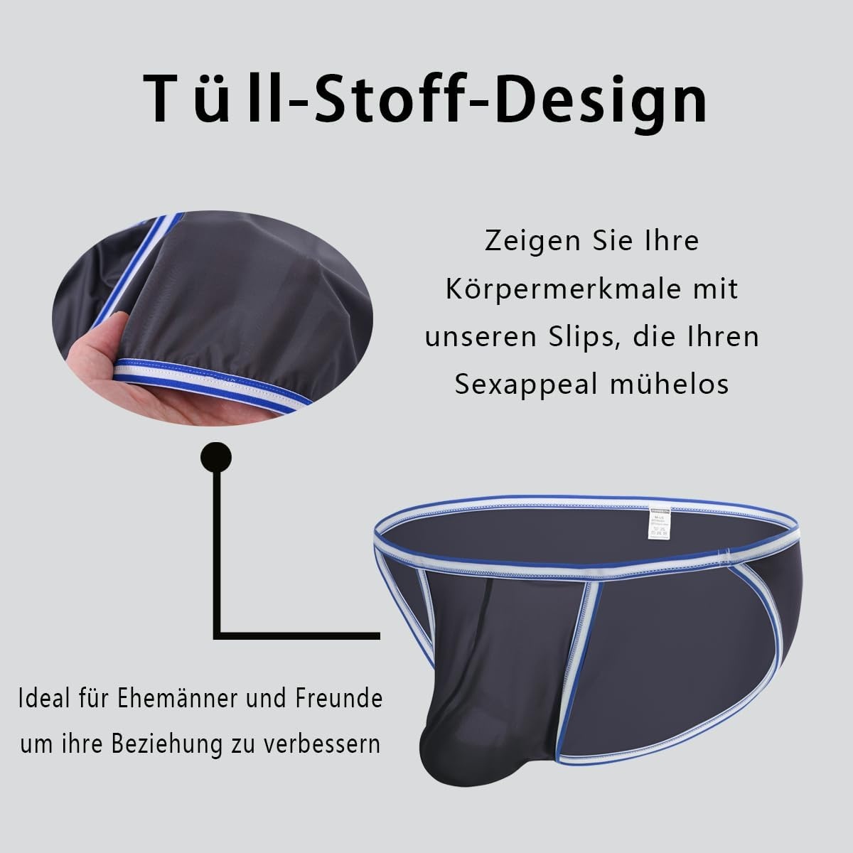 Herenslips Micro-mesh Transparant - 34% Korting!