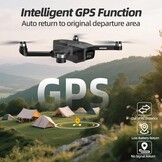 GPS Drone met Camera voor Volwassenen & Beginners, 4,5" HD LCD Afstandsbediening Scherm, Volg-Me, Cirkelvlucht, Automatische Terugkeer, Optical Flow,