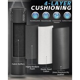 Zware Bokszakset voor volwassenen 1,2m met 12 oz bokshandschoenen - Niet gevuld - Voor MMA, Kickboksen & Muay Thai training