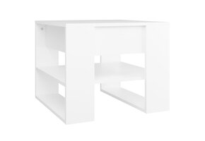 vidaXL Salontafel 55,5x55x45 cm Wit Bewerkt Hout - 77% Korting!