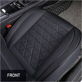 Autostoelhoezen 2 stuks PU-leer waterdicht universeel geperforeerd antislip met opbergvakken voor Renault Captur & Kadjar