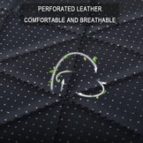 Autostoelhoezen 2 stuks PU-leer waterdicht universeel geperforeerd antislip met opbergvakken voor Renault Captur & Kadjar