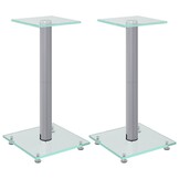 Luidsprekerstandaards (2 st) - Gehard Glas & Aluminium - 60% Korting
