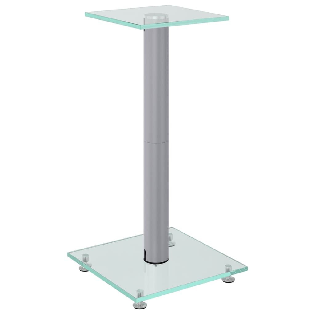Luidsprekerstandaards (2 st) - Gehard Glas & Aluminium - 60% Korting