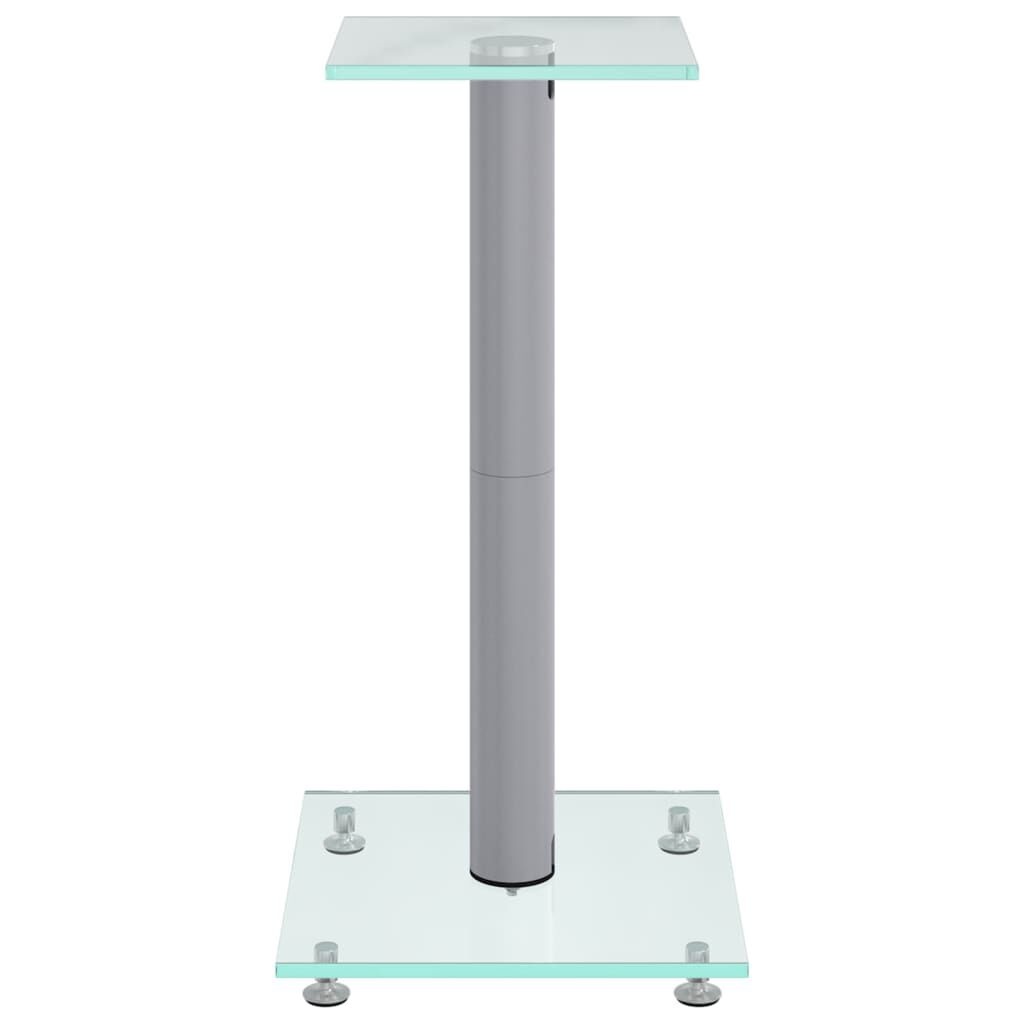 Luidsprekerstandaards (2 st) - Gehard Glas & Aluminium - 60% Korting