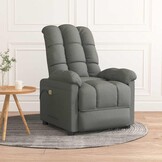 vidaXL Massagestoel Stof Donkergrijs - 52% Korting!