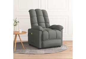 vidaXL Massagestoel Stof Donkergrijs - 47% Korting!