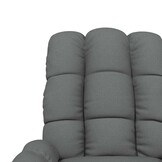 vidaXL Massagestoel Stof Donkergrijs - 52% Korting!