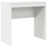 VidaXL Bureau Wit 80x40x76cm Bewerkt Hout - 55% Korting!