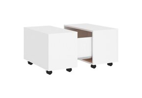 VidaXL Salontafel Bewerkt Hout Wit (60x60x38 cm) - 74% Korting!