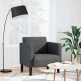 VidaXL Fauteuil Donkergrijs Corduroy - 61% Korting!