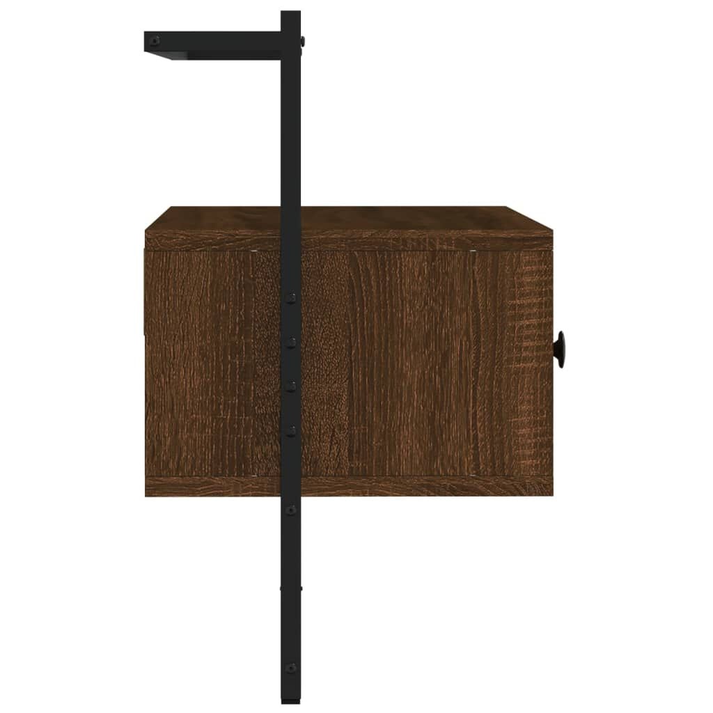 vidaXL Wand TV-meubel 60,5x30x51 cm Hout Bruin Eiken (66% Korting!)