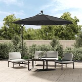 VidaXL Zweefparasol Vervangingsdoek 350cm Antraciet - 46% Korting!