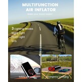 Draagbare luchtcompressor 150PSI met oplaadbare batterij voor auto, fiets, motor & bal - stopt automatisch