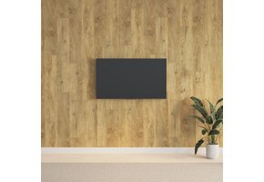 VidaXL Wandpanelen Houtlook PVC Bruin - 50% Korting