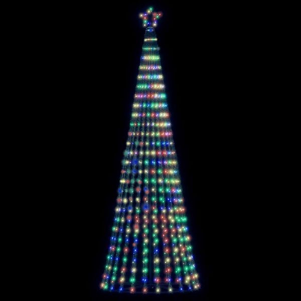 vidaXL LED Kerstboom Kleurrijk 247cm - 62% Korting!