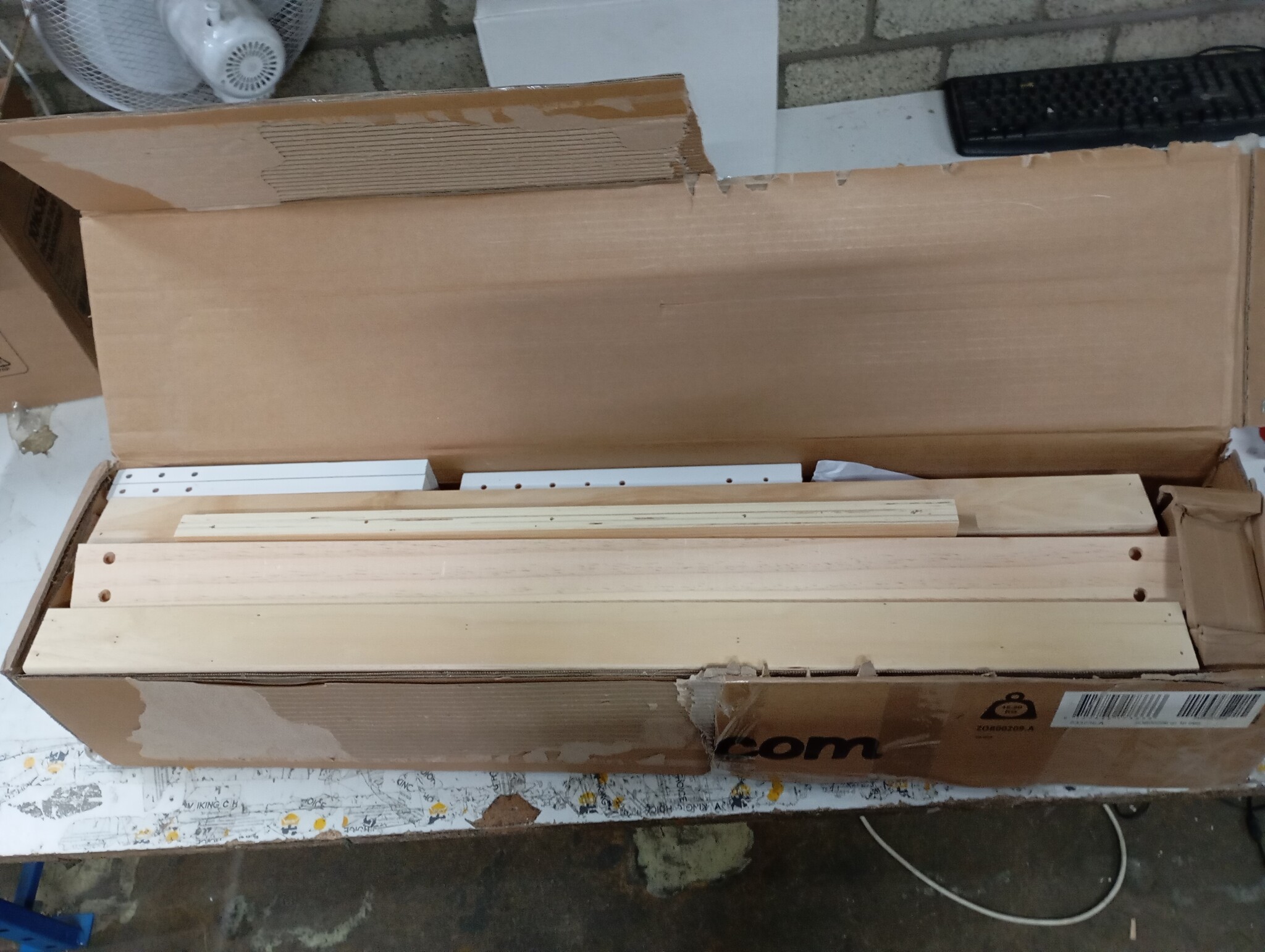 vidaXL Massief Houten Bedframe Wit 90x200cm (75% Korting)