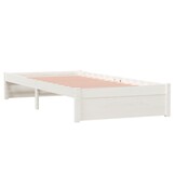 vidaXL Massief Houten Bedframe Wit 90x200cm (75% Korting)