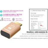 HDMI Dummy Plug 4K 120Hz - Virtual Display Emulator