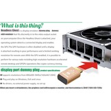 HDMI Dummy Plug 4K 120Hz - Virtual Display Emulator