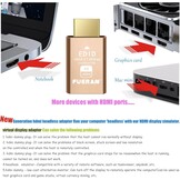 HDMI Dummy Plug 4K 120Hz - Virtual Display Emulator
