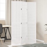Kamerscherm VidaXL 3 Panelen Paulowniahout Wit - 69% Korting!