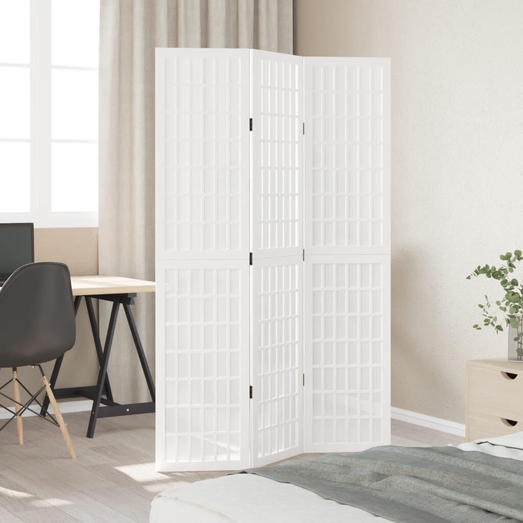 Kamerscherm VidaXL 3 Panelen Paulowniahout Wit - 69% Korting!