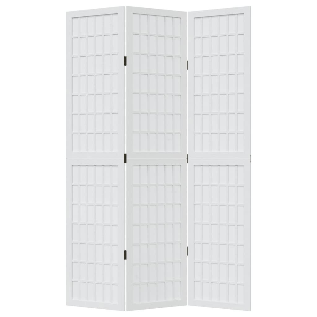 Kamerscherm VidaXL 3 Panelen Paulowniahout Wit - 69% Korting!