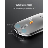 Verlicht Mac Toetsenbord & Muis Set - Bluetooth - QWERTY Zwart - 40% Korting