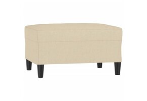 VidaXL Voetenbank Crème 70x55x41 cm - 46% Korting