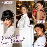 Echt Haar Paardenstaart Clip, Donker Bruin, 20cm - 35% Korting