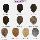 Echt Haar Paardenstaart Clip, Donker Bruin, 20cm - 35% Korting