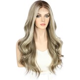 Lace Front Pruik Bruin Body Wave - 22" - 36% Korting!