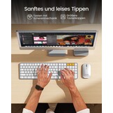 Draadloos Mac Toetsenbord & Muis Set KM100-A QWERTZ Wit - 51% Korting