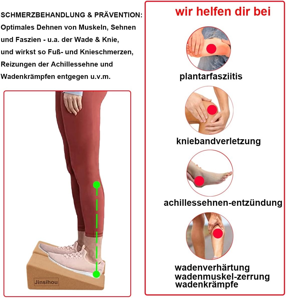 2-Delige Kurk Kuitstretcher & Mobilisatiewig Set - 35% Korting!