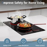 Keramische Kookplaat 2 Zones Inbouw - 3200W - 40% Korting!