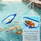 Schepnet Zwembad Set - 187cm Steel & Borstel - 38% Korting!