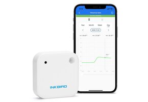 Bluetooth Vochtigheidsmeter & Thermometer met App & Magneet - 45% Korting!