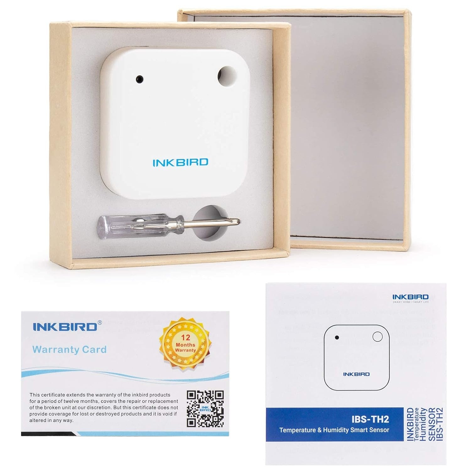 Bluetooth Thermo-Hygrometer: Smart APP, IPX4, Magneet - 54% Korting!