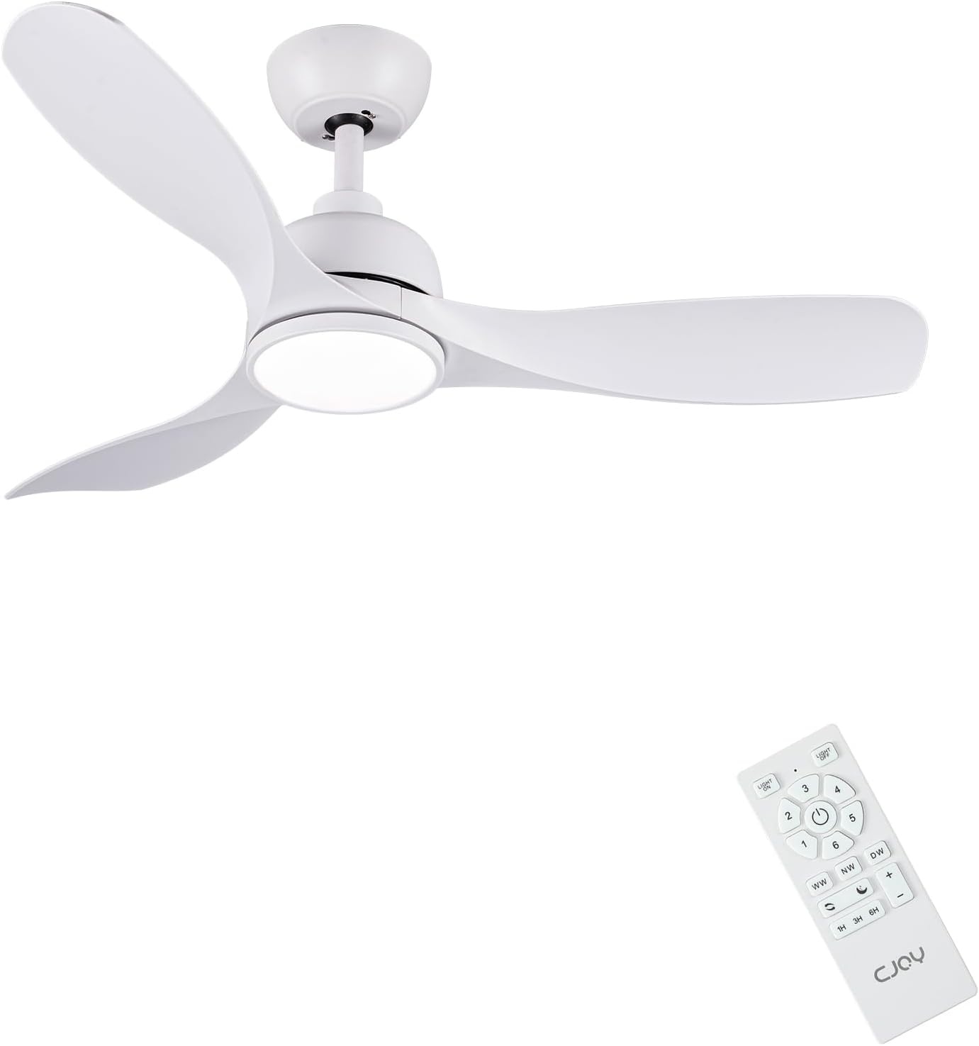 Stille Plafondventilator met Verlichting & Afstandsbediening - 53% Korting!