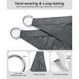 41% Korting: Waterdicht Schaduwzeil Rechthoekig 4x6m Antraciet UV-bestendig