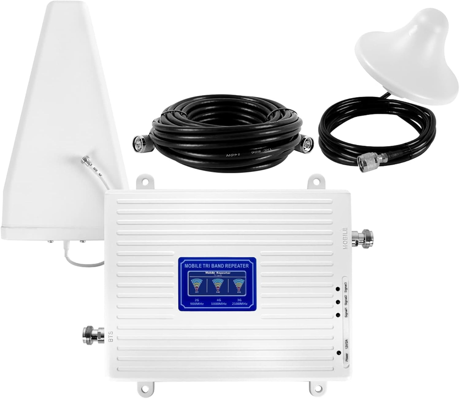 Universele Tri-Band Signaalversterker 2G/3G/4G LTE Kit - 48% Korting!